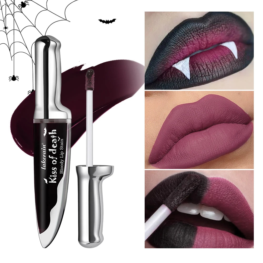 Gothic Bloody Lip Stain – Matte Waterproof Halloween Cosplay Gothic Lip Stain Oasis Select