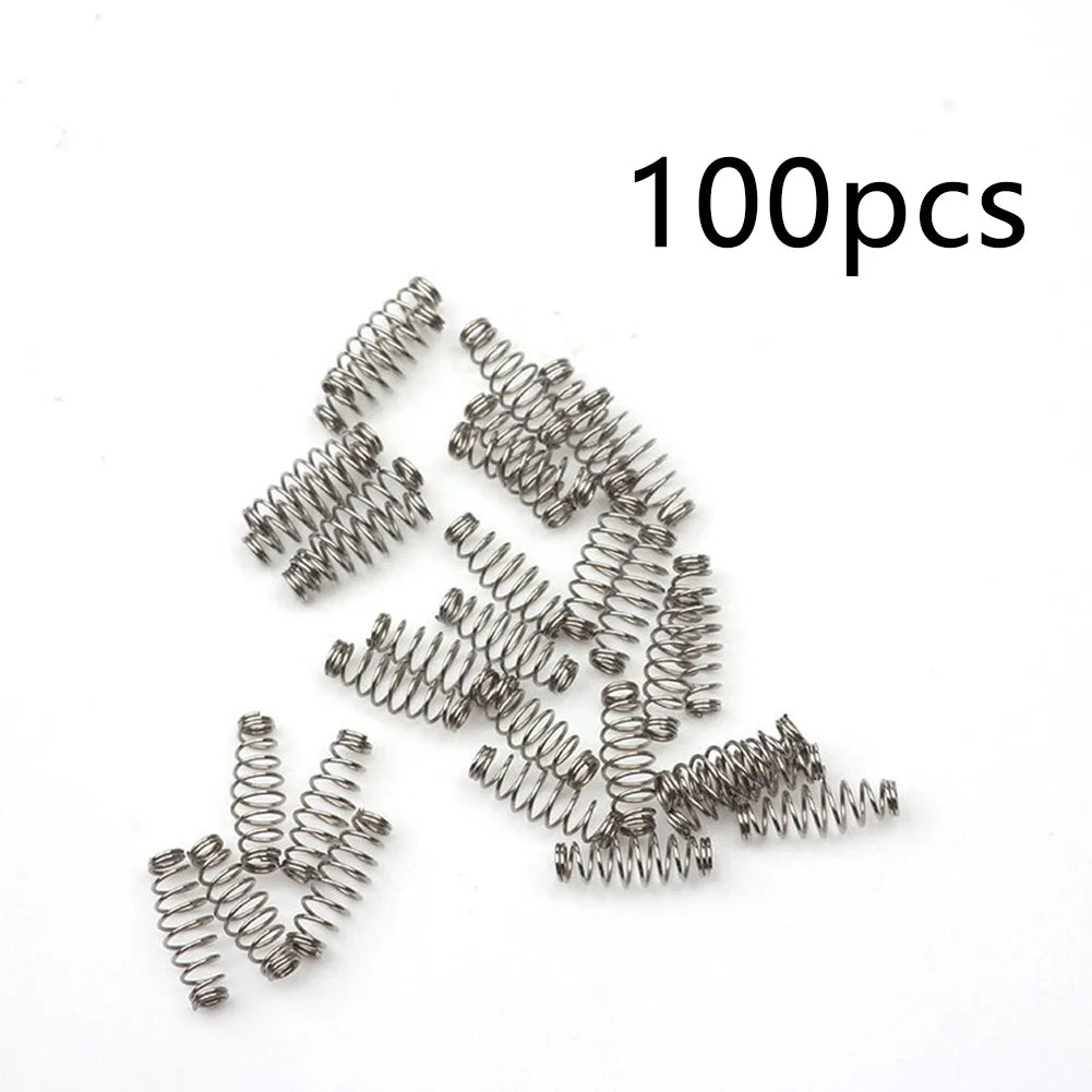 100Pcs Fish Hooks Spring Bait Feeder Lure Trap Fishbait Feeder Tackle Carp Explosion Hooks Jig Fly Fishing Hooks Stainless Steel Oasis Select M