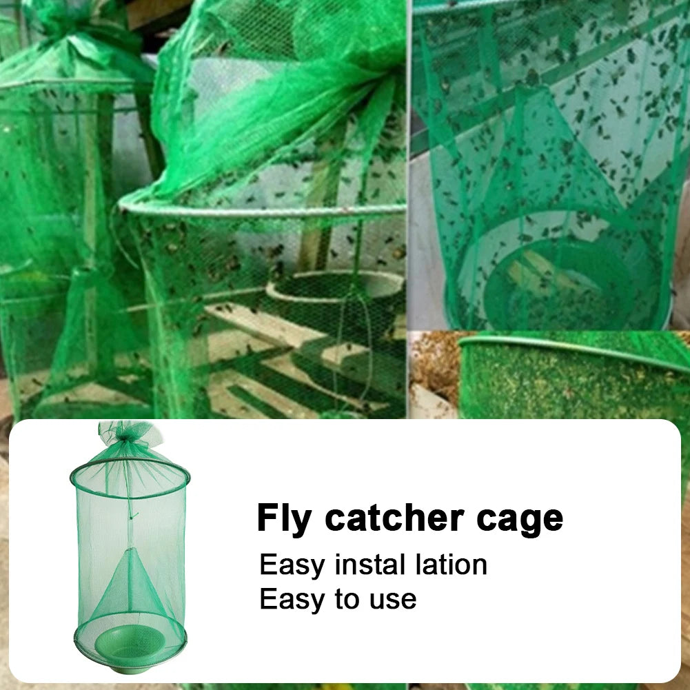 Reusable Hanging Fly Trap Cage – Chemical-Free Pest Control Insect Fly Trap Oasis Select