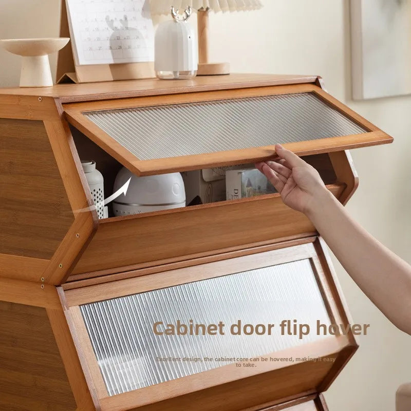 Bookshelf Shelf Floor-to-ceiling toy storage Book cabinet Locker Living room can be stacked Modular combination lattice cabinet Oasis Select