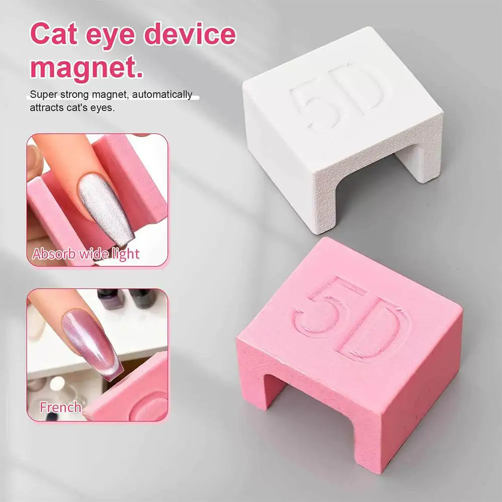 5D Cat Eye Nail Magnet Tool – Gel Polish DIY Nail Art Nail Art Magnet Tool Oasis Select