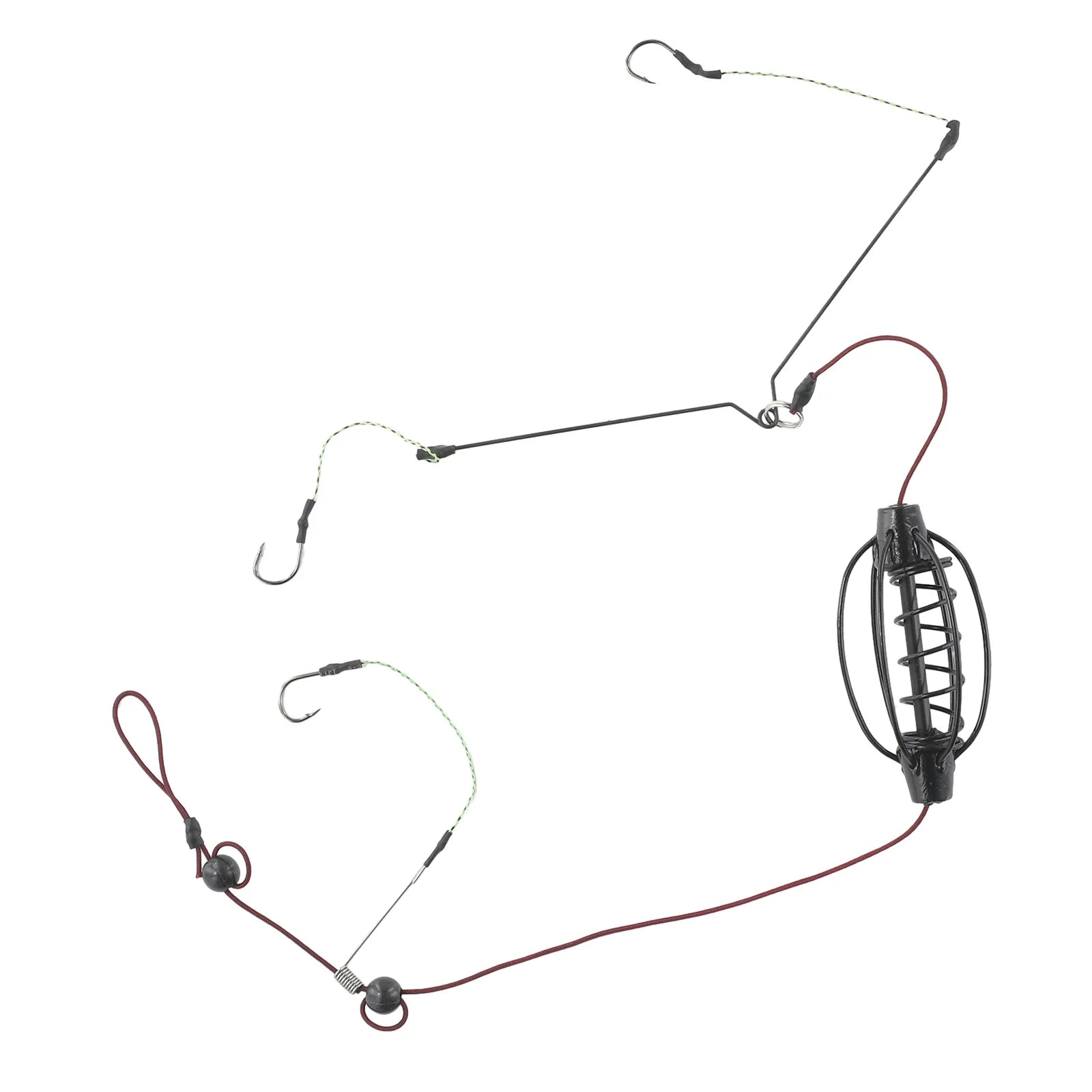 1PCS Carp Fishing Feeder European Carp Fishing Cages Hook Rig Set Inline Method Feeder Tackle Nest Spring Hook Fishing Equipment Oasis Select 35g