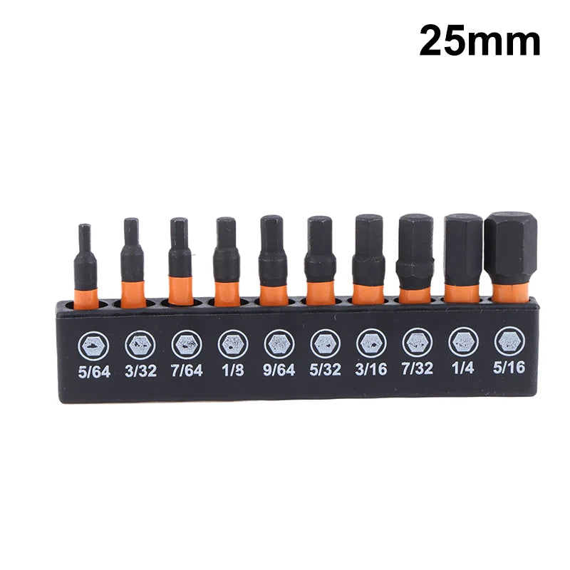 S2 Steel Star Impact Drill Bits, 21/10PC Set, Hex Shank, Magnetic Screwdriver and Electric Drill Wrench Set. Oasis Select A4