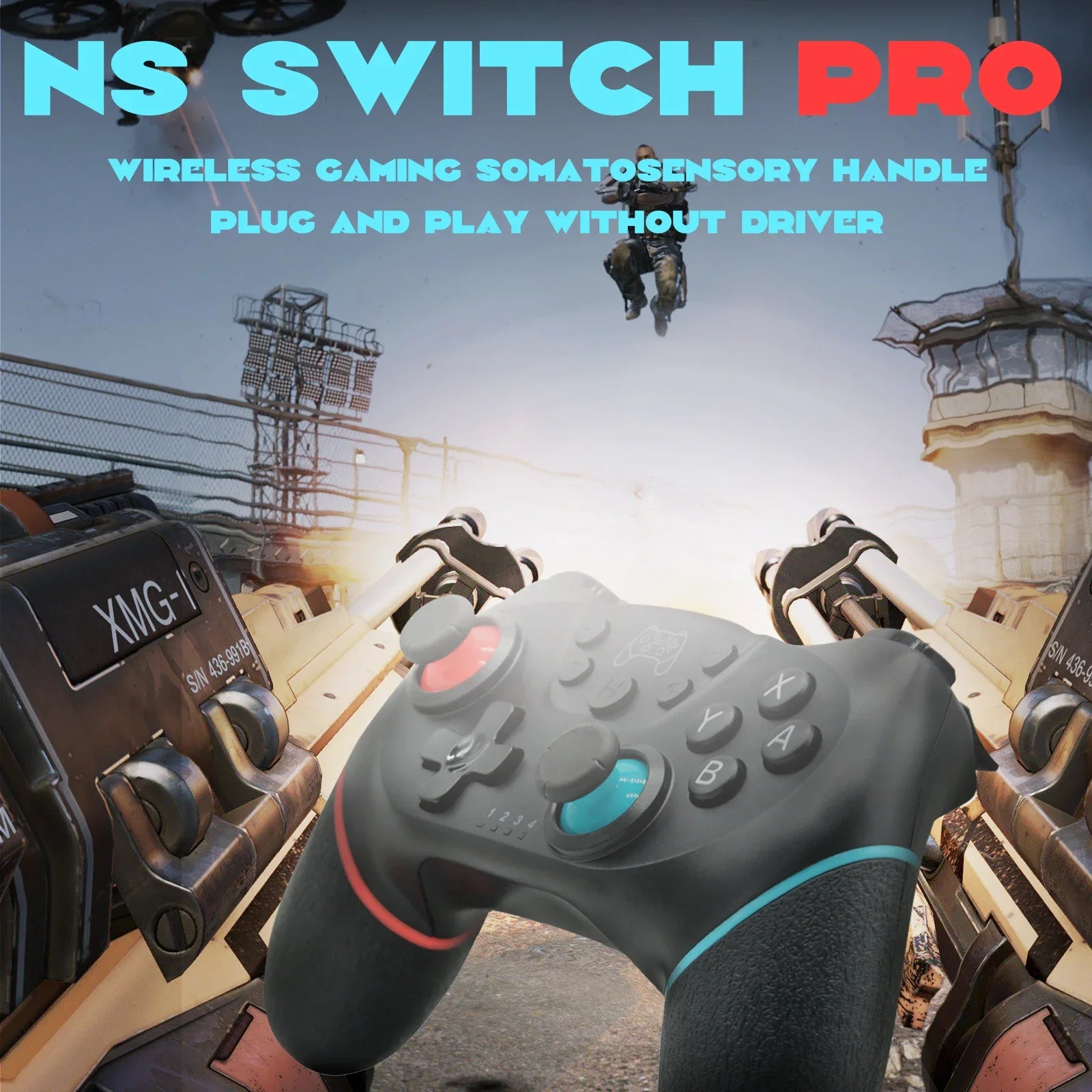 AyeBeau Wireless Bluetooth Controller for Nintendo Switch & PC