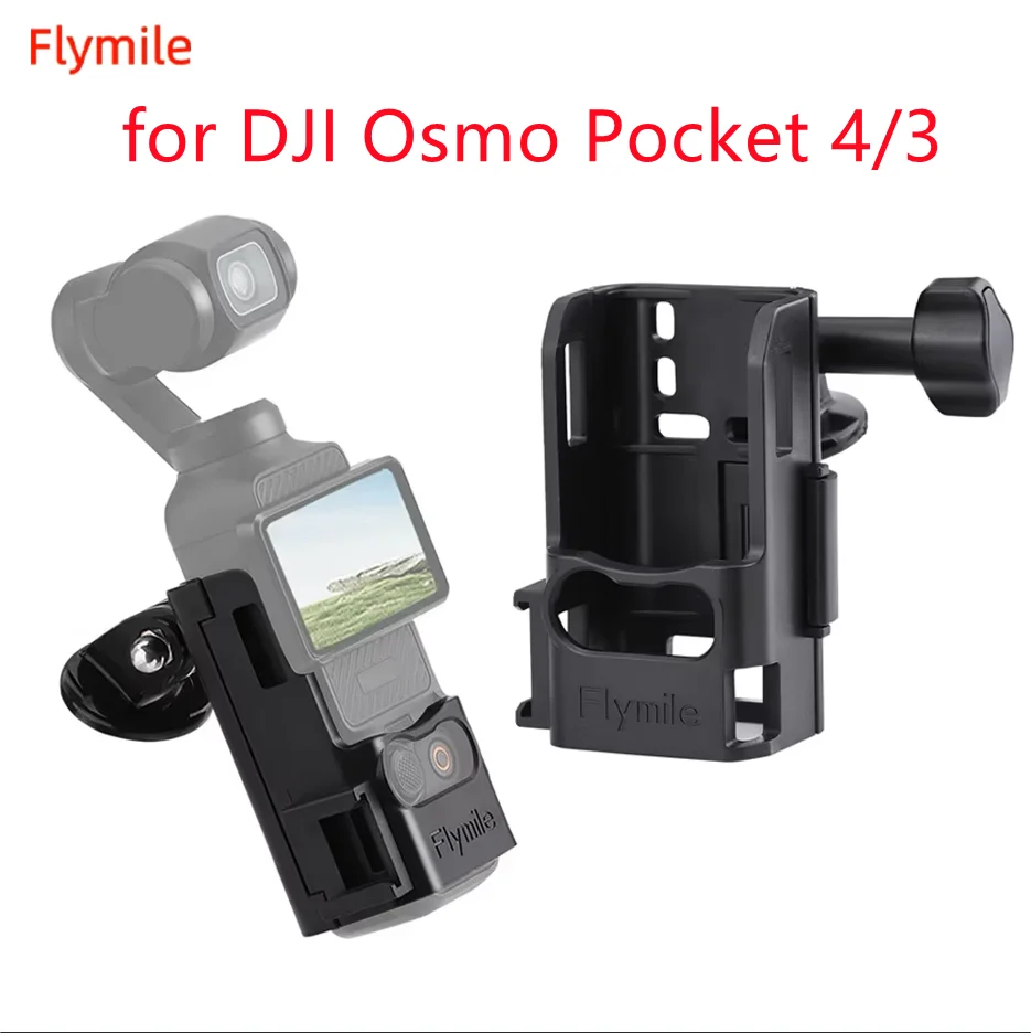 DJI Osmo Pocket 3/4 Extension Bracket Frame + Cold Shoe