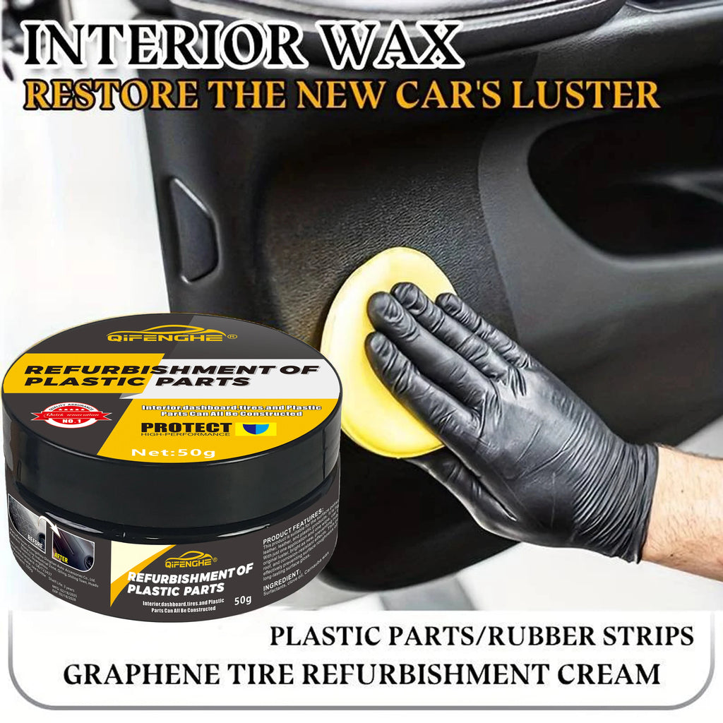 Car Restoration Wax – Nano Crystal Trim, Tire & Interior Shine