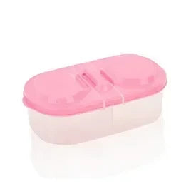 1PC Healthy Plastic Food Container Portable Lunch Box Capacity Camping Picnic Food Fruit Container Storage Box for Kids Dinnerw Oasis Select 1pc pink