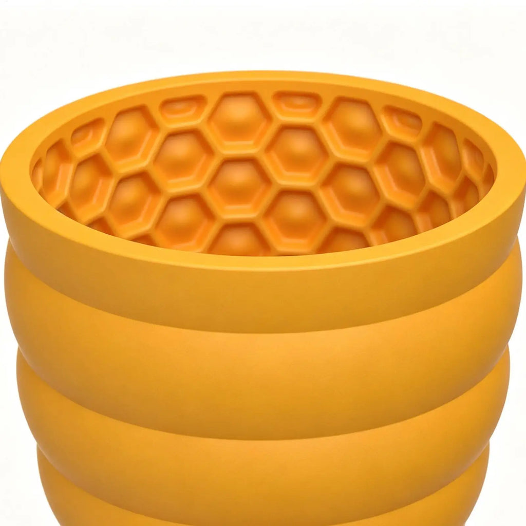 Silicone Slow Feeder Dog Bowl Anti-Choking Interactive Pet Dishes Slow Feeder Cat Bowl Promotes Healthy Digestion Anti-Slip Oasis Select