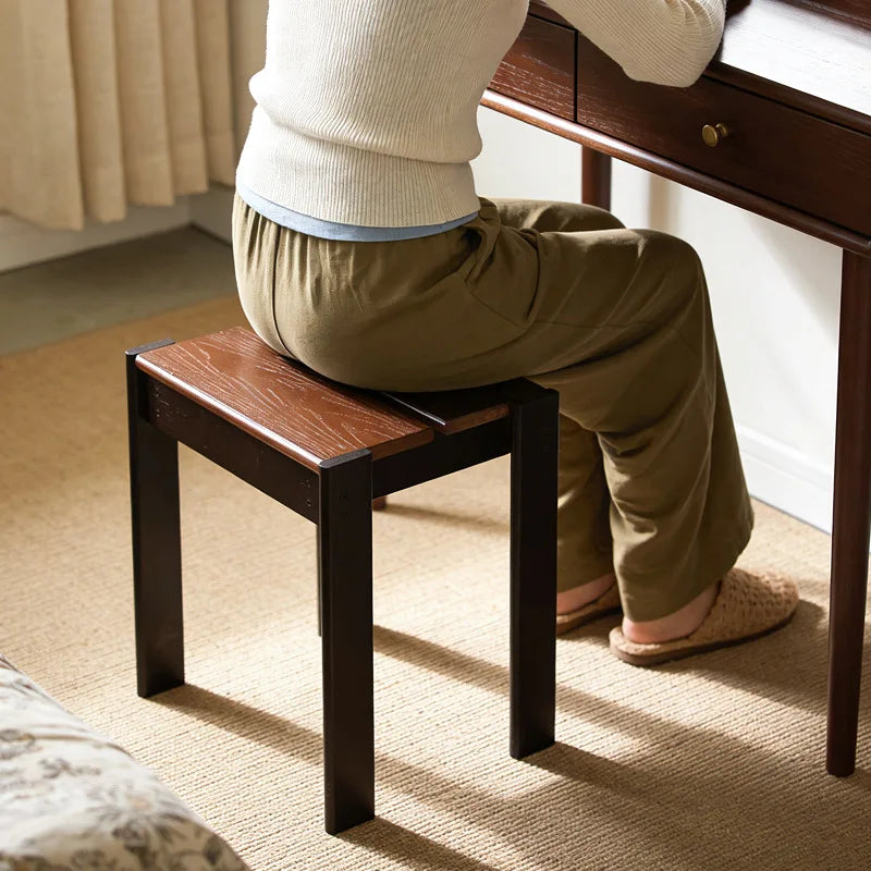 Household small stool Living room dining table stool can be stored Stacked round stool Simple thickened spare board stool Oasis Select
