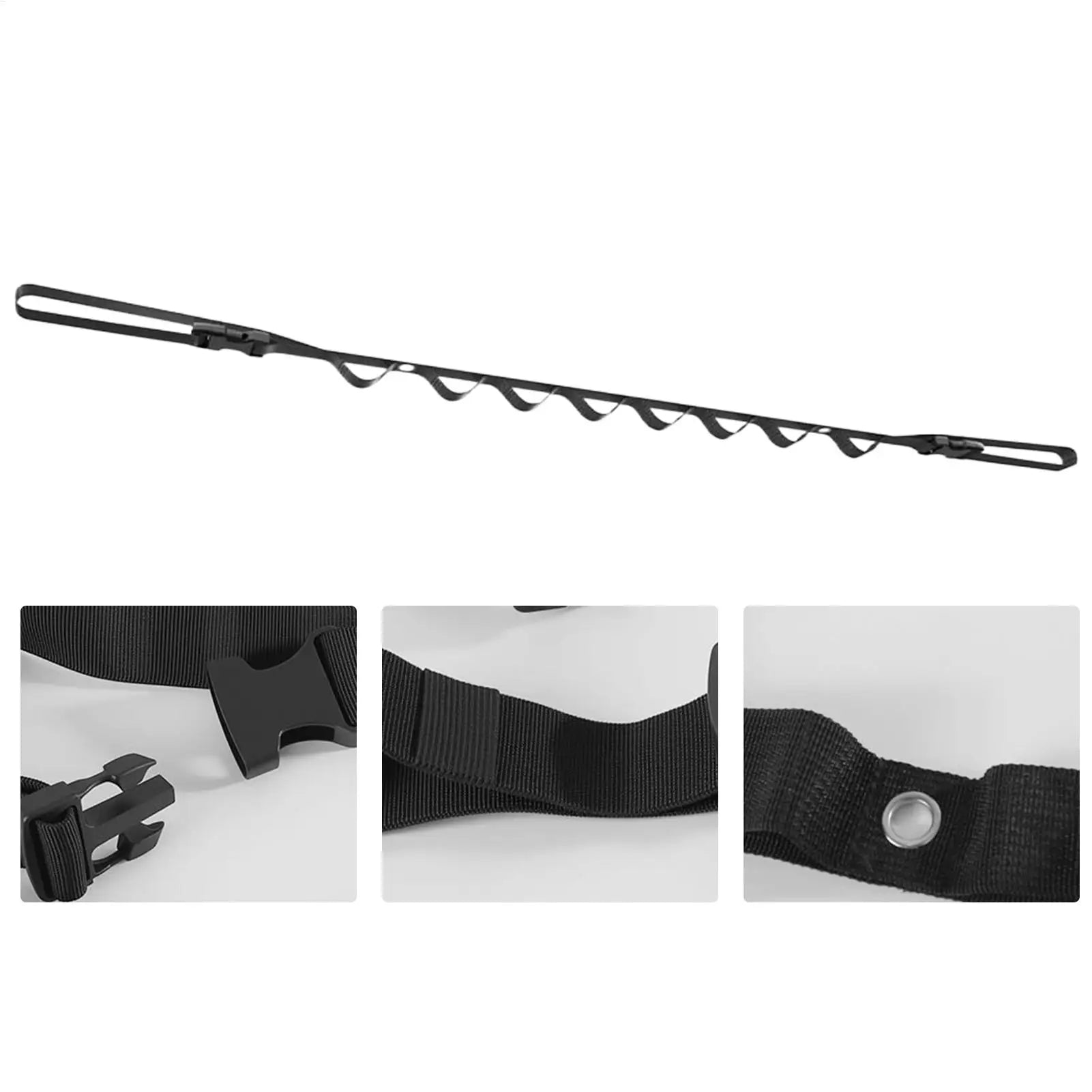Portable Car Clothes Hanger Rope Large-Bearing Car Clothesline Adjustable Clothes Storage Hanger for Traveling Clothesline Oasis Select