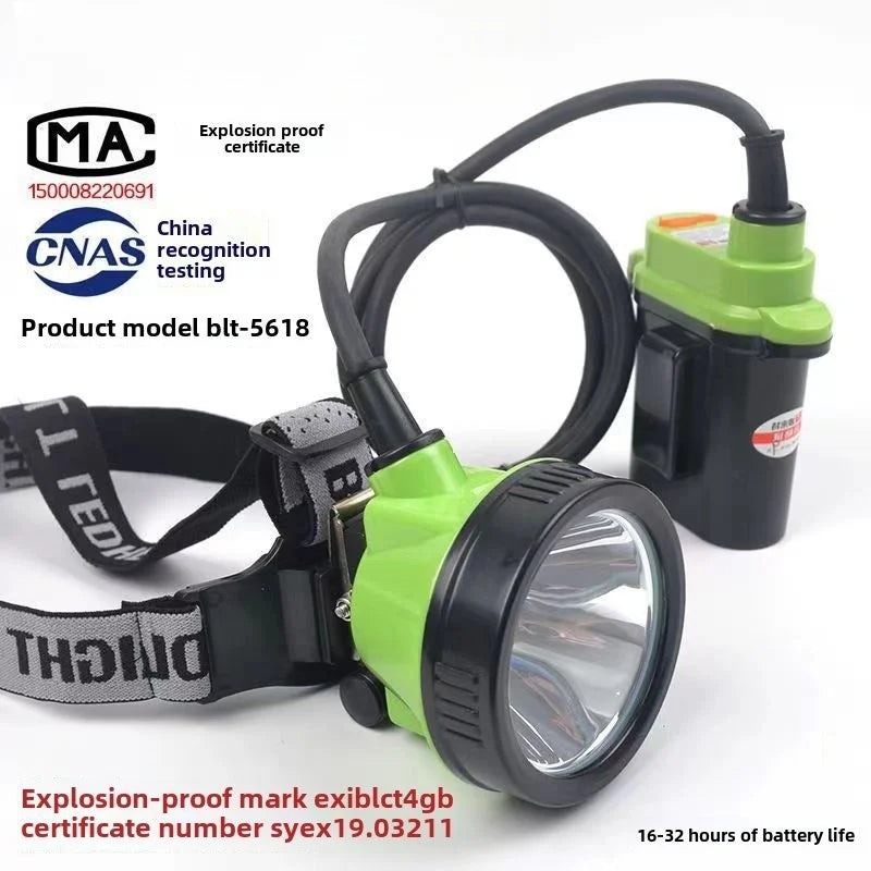 SHINEKNOT LED Split Mining Helmet Headlight | Waterproof 10W