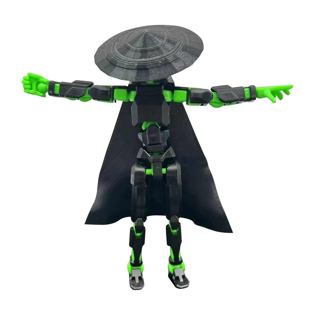 Lucky 13 3D Printed Movable Robot Action Figure & DIY Mannequin Robot Action Figure Oasis Select R One Size