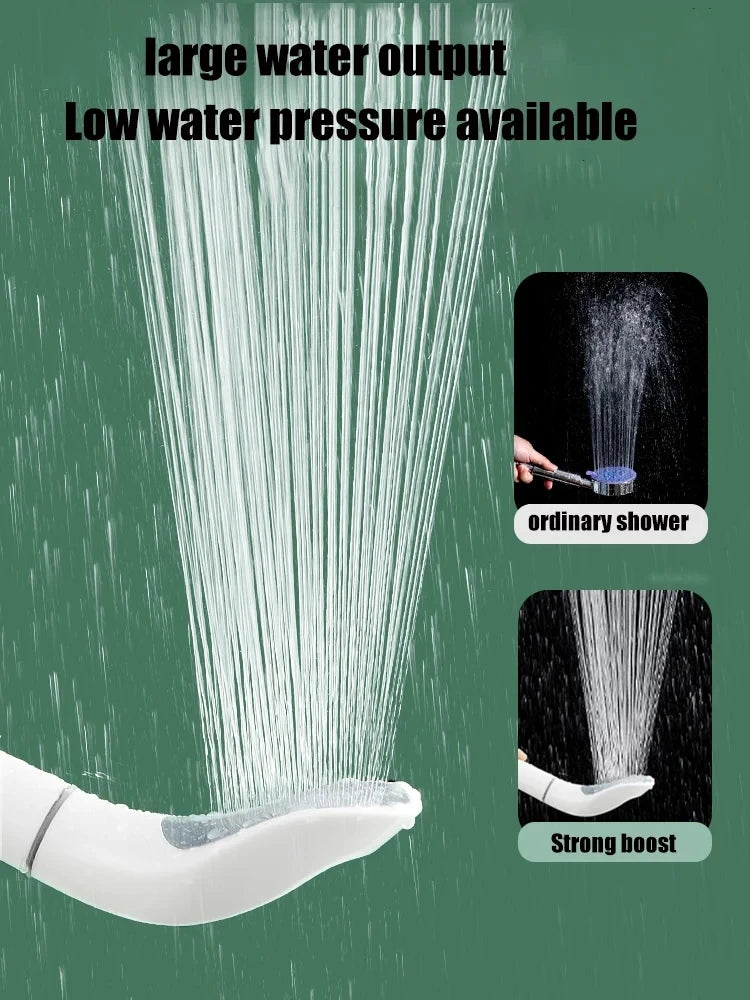 New Pressurized Shower Head Filter Beauty Skin Purification Flower Drying Head Household Water Heater Bath Bathroom Hose Package Oasis Select