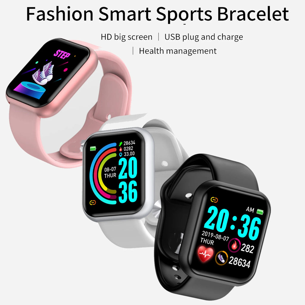 Fitness Smartwatch Heart Rate Tracker – 116Plus Y68 Bracelet