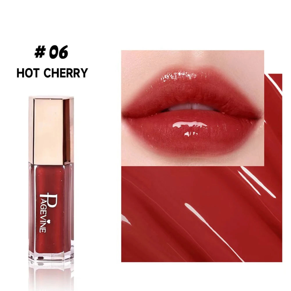 Shimmer Glitter Moisturizing Lip Gloss Multiple Pearly Shades Plump Full Pout Lip Liquid Lightweight Comfort Lip Makeup Oasis Select 06