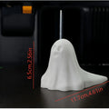 Cute Ghost Door Stopper 3DPrinted Cute Spooky Door Gap Ghost Figurine Halloween Decor Gothic Home Desktop Ornament Creative Gift Oasis Select Ghost Gate white