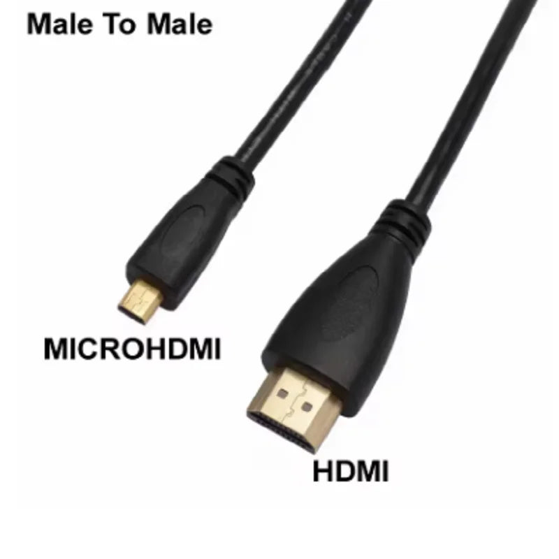 1m 1.5m Micro HDMI Mini HDMI to HDMI Cable 1080p Cable For Monitor Tablet Camera DV graphics card HDTV Display Projection cable Oasis Select Micro HDMI 1m