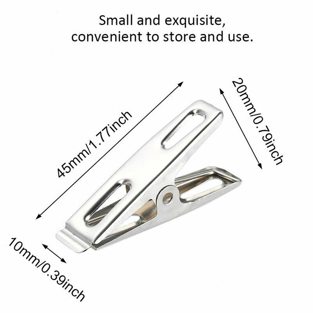 Stainless Steel Windproof Clothes Pegs – 20 or 40 Pack Clothes Pegs Oasis Select