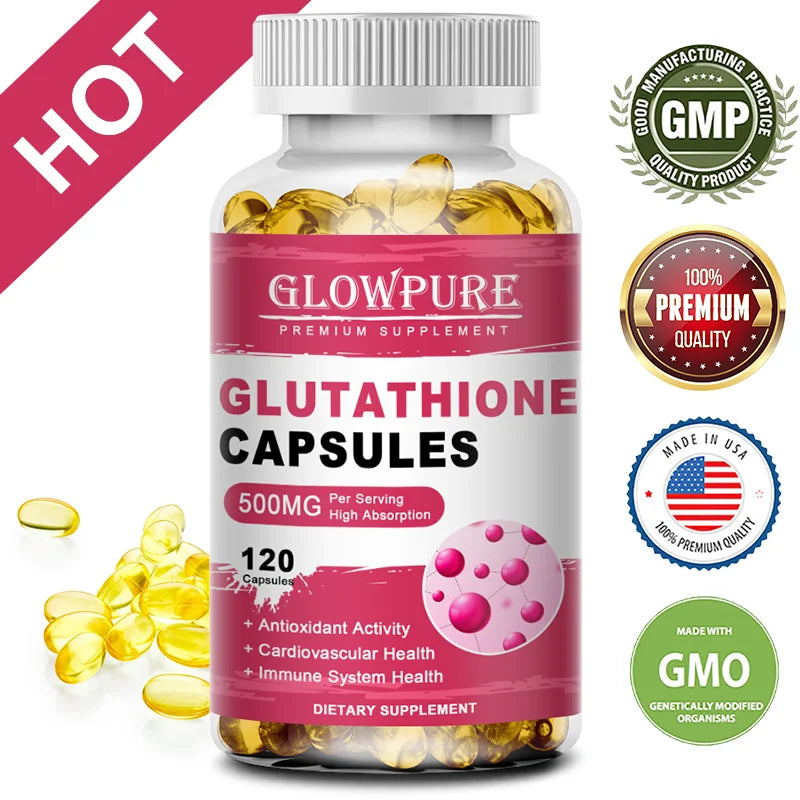 Glutathione Capsules – Skin Brightening, Detox & Immune Support