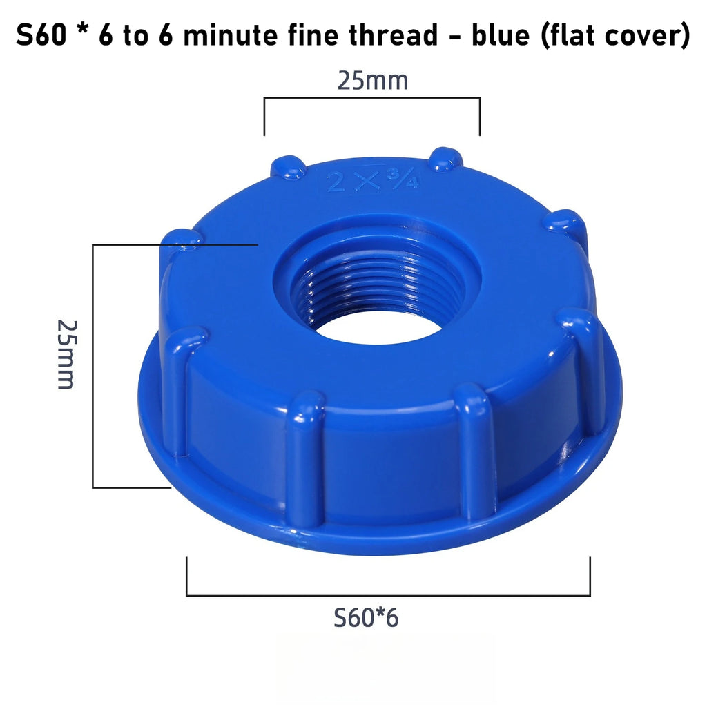 Valve 1000 Liter IBC Ton Barrel Accessories Variable Diameter Joint 4 Minutes 6 Minutes 1 Inch Internal Thread Straight Joint Oasis Select S60X6 to 6 points D 1pcs