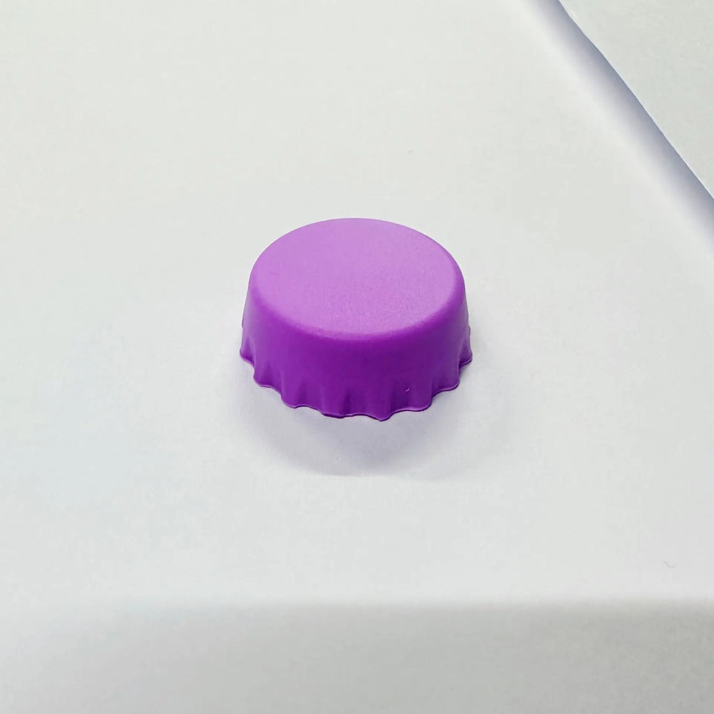 Food - Grade Silicone Wine Bottle Stopper: Universal Round Seal for Wine, Beer & Glass Bottles, Soft & Leak - Proof Oasis Select Beer cap purple 3PCS