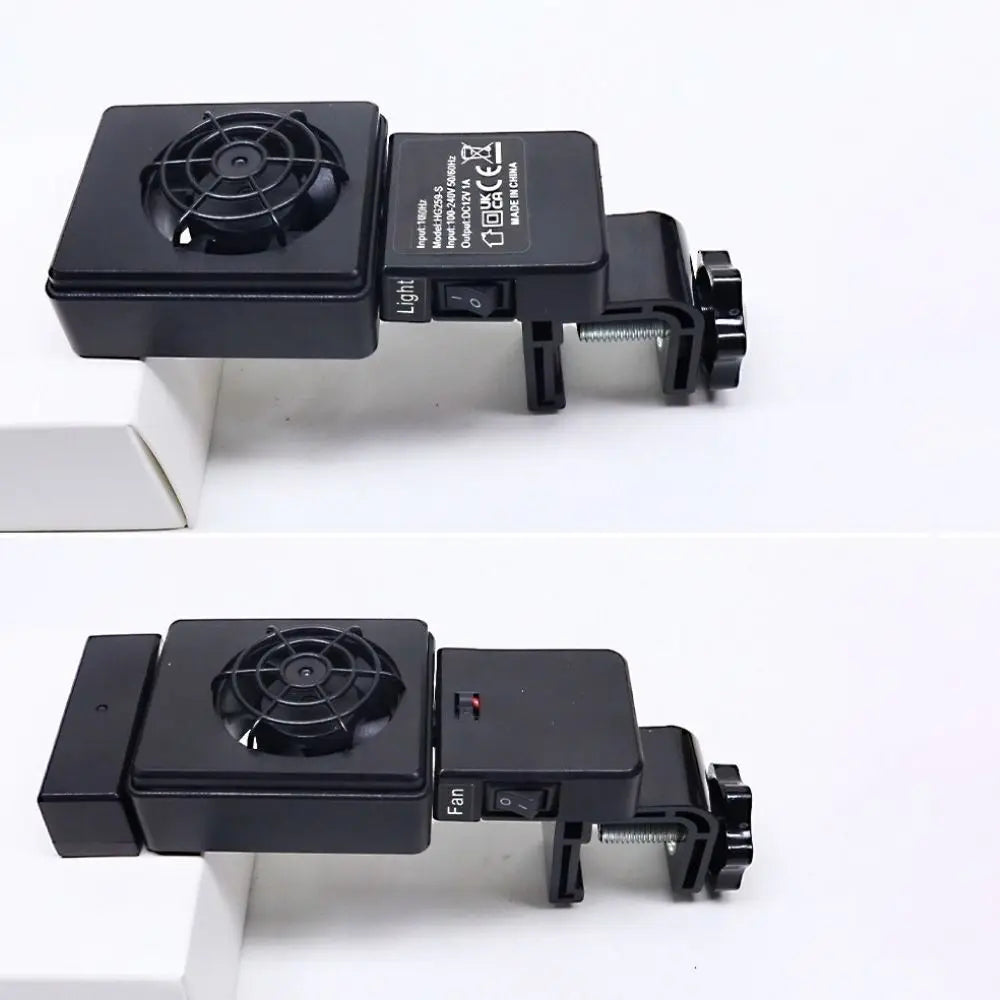 180° Rotation Aquarium Cooling Fans Wall Mounted Silent Aquarium Wall Fan with Light Fast Cooling System Chiller Control Summer Oasis Select