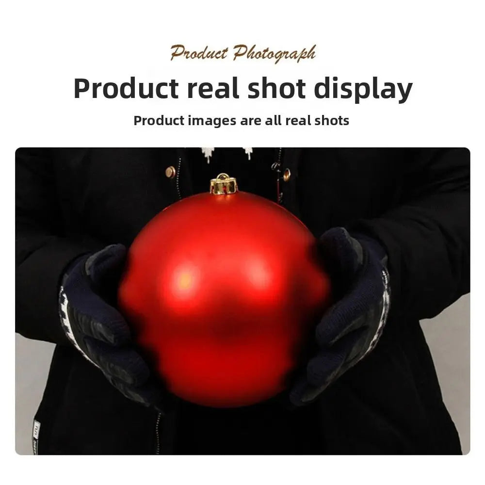 15cm Matte Christmas Ball Ornament | Holiday Ceiling Decor