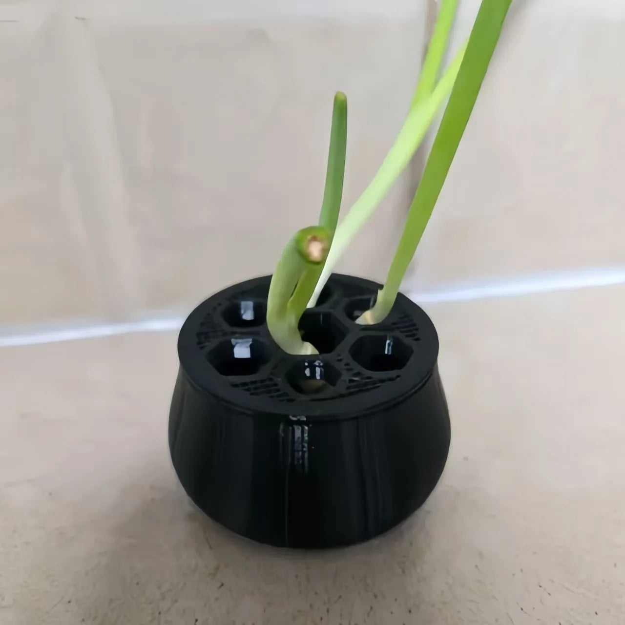 Flowerpot Green Onion Pots for Plants Hydroponic Seeds Mini plastic Home Kitchen Hydroponics Growing System Garden Pots&planters Oasis Select 4