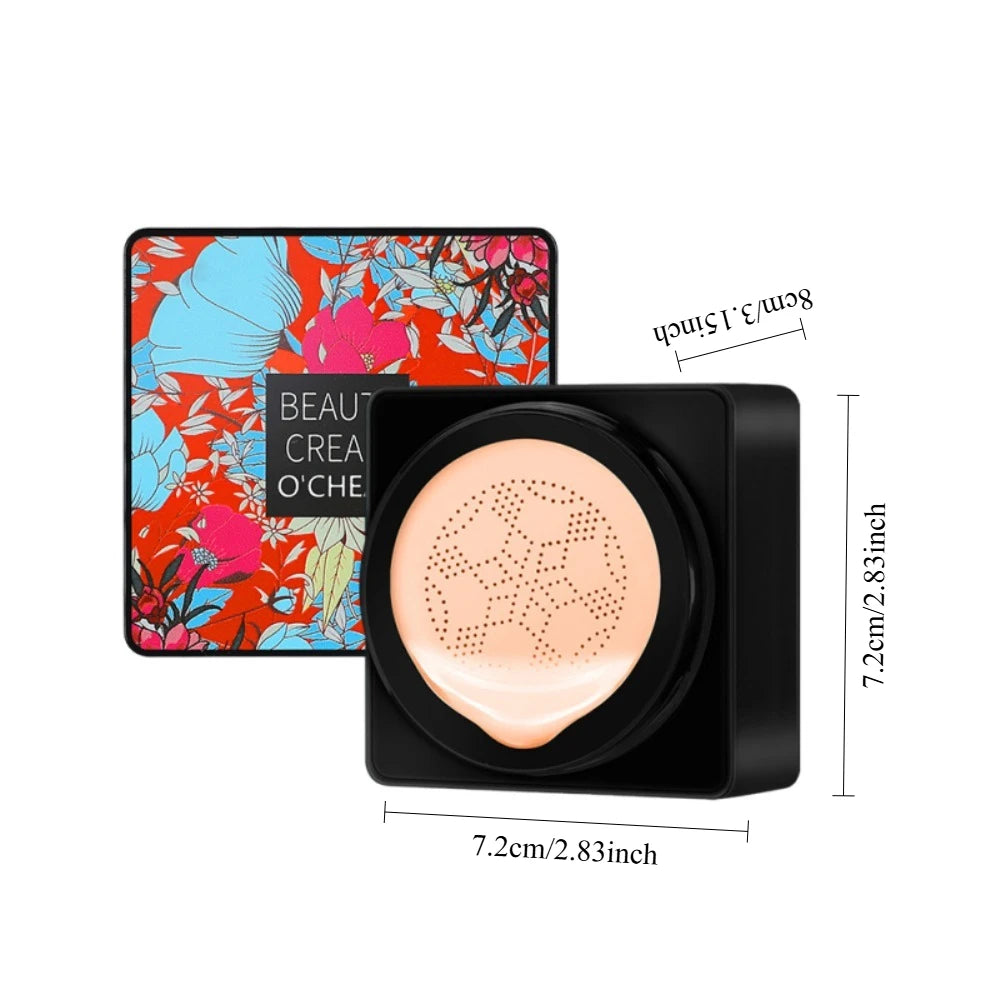 Foundation make-up contains mushroom head air cushion, BB cream is flawless, lightweight, full coverage, long-term moisturizing Oasis Select