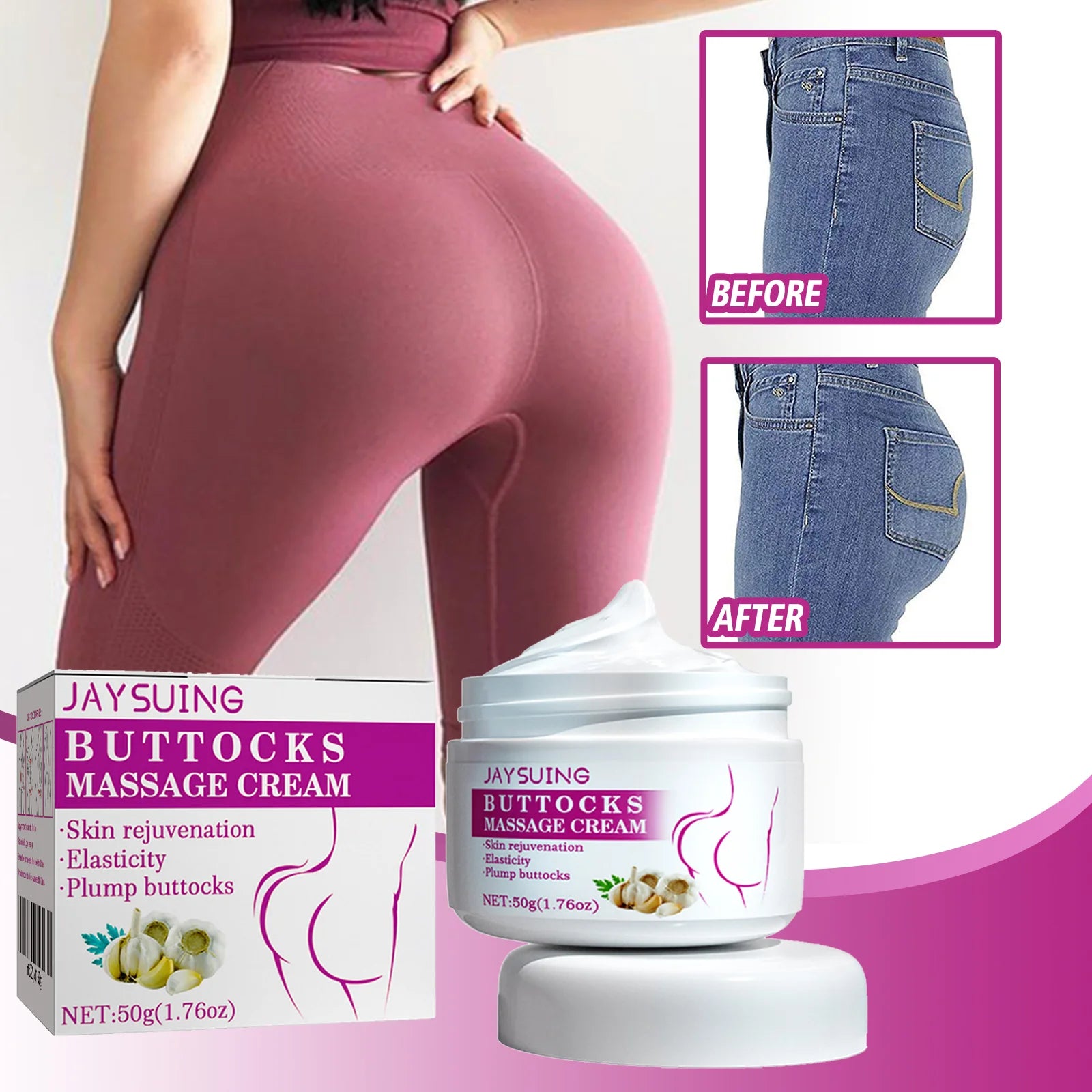 Butt Care Cream Firming and Lifting Butt Peach Butt Shaping Beautiful Butt S-Curve Butt Care Cream Oasis Select