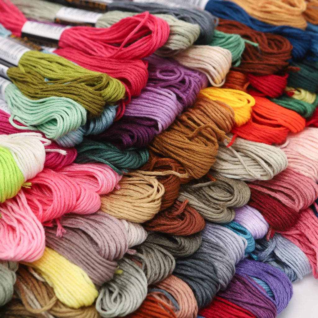 50/100/150/200/447 Pieces Cross Stitch Embroidery Floss Home Sewing Craft Thread 8 Meters Per Skein not repeat DMC Colors Oasis Select