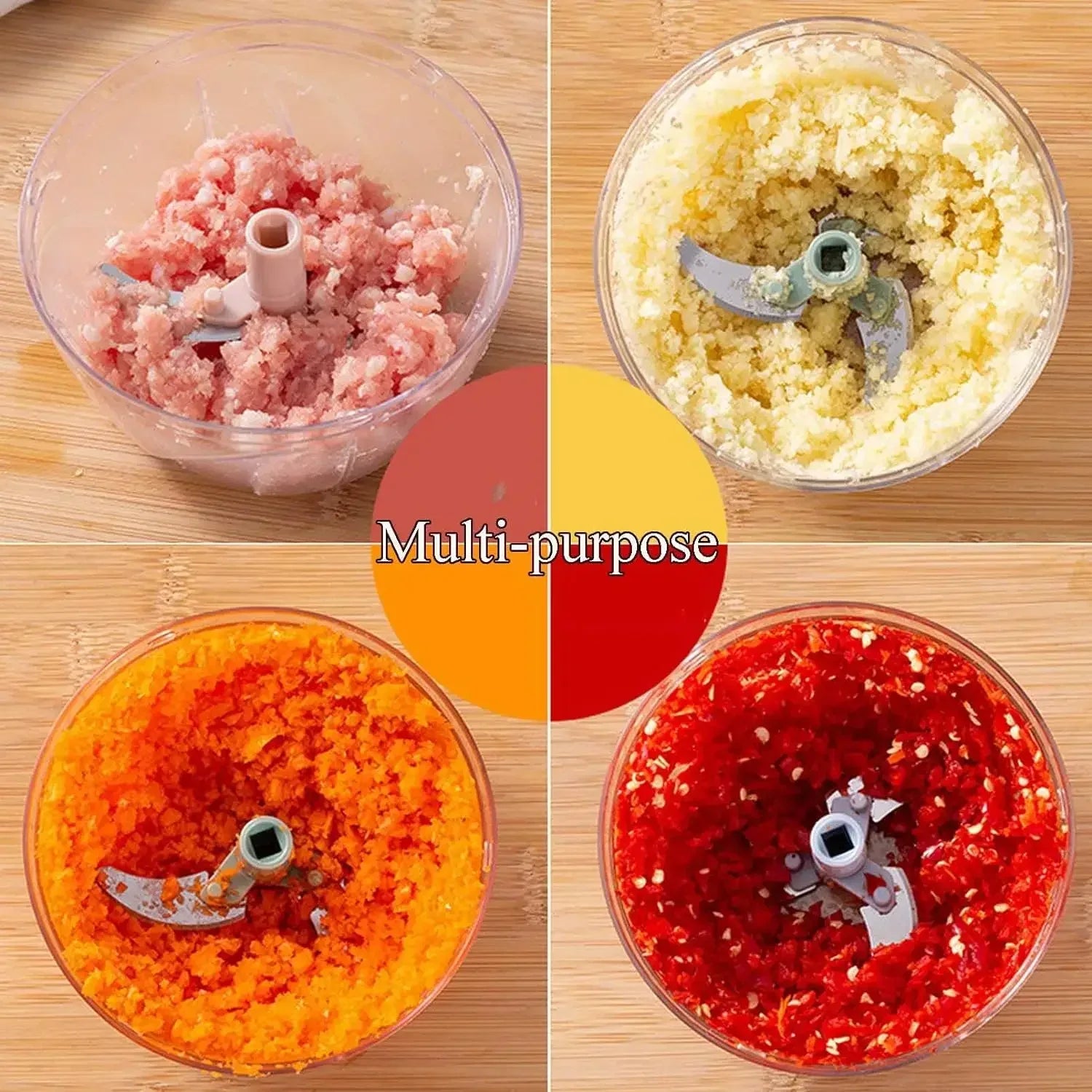 Manual Garlic Chopper 500/900ML Garlic Press Food Vegetables Cutter Meat Grinders Kitchen Gadgets Hand Mincer Garlic Masher Oasis Select