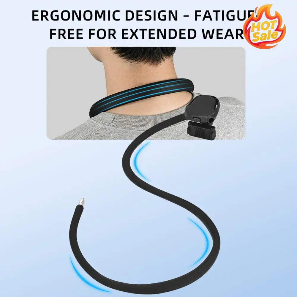 Silicone Magntic Neck Mount Multi Purpose Neck Mount Camera Holder 360°+90° Adjustable for First-Person Perspective Shooting Oasis Select