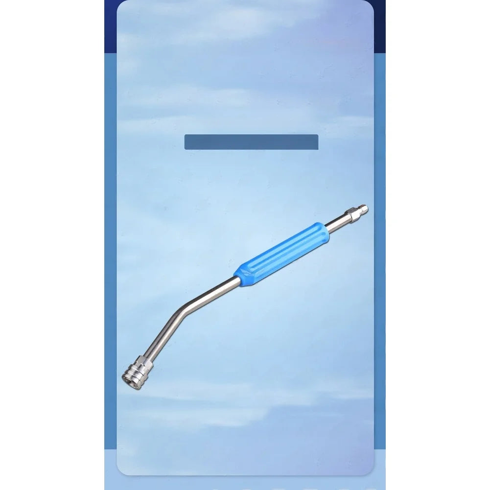 Stainless Steel 30 Degree Bent Extension Rod For High Pressure Washer, 1/4 Quick Connector, 41cm Spray Lance Oasis Select