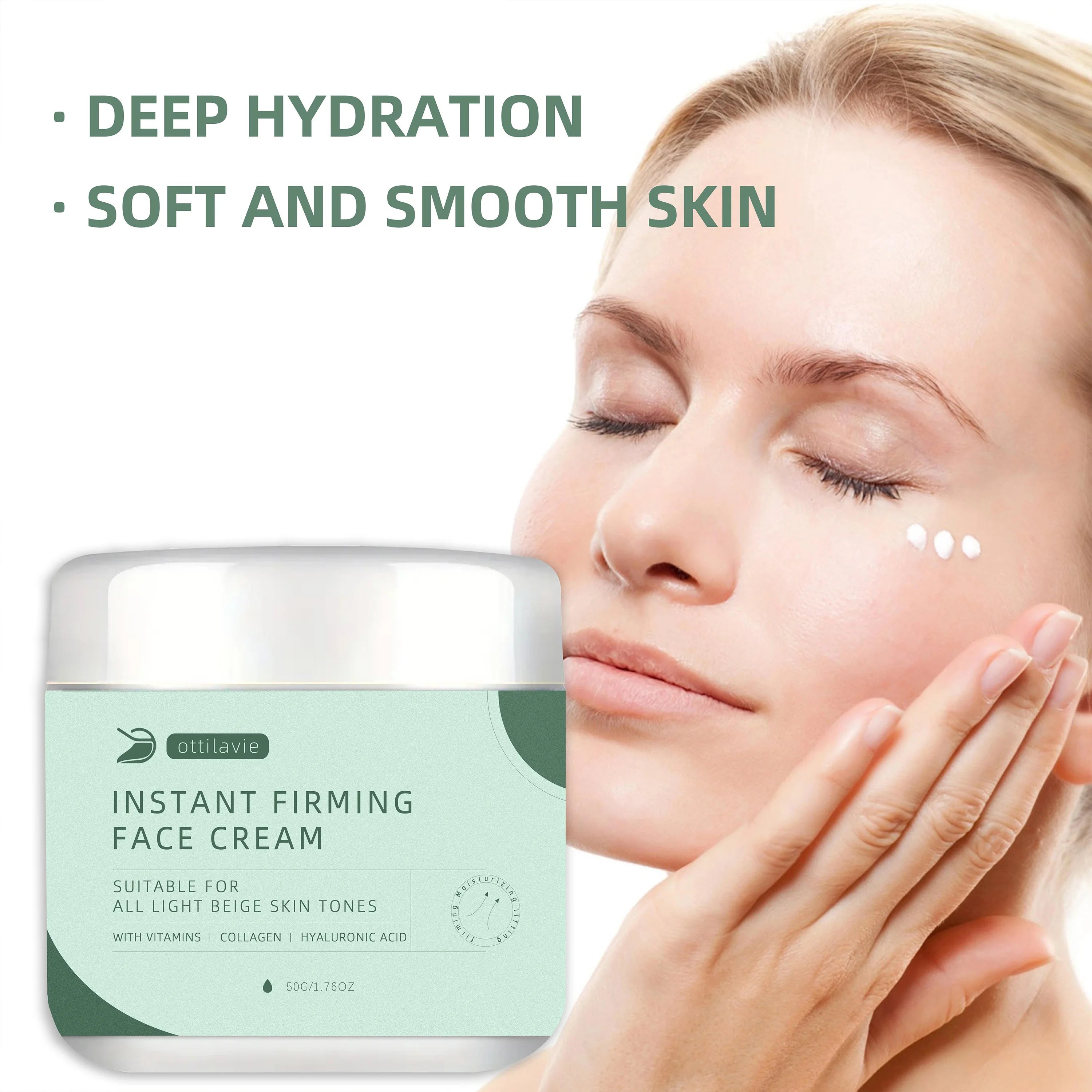 Ottilavie Instant Firming Face Cream – Hydrates & Tightens Firming Face Cream Oasis Select
