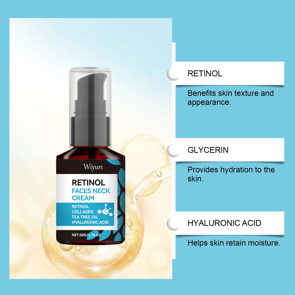 Retinol Collagen Firming Face Cream Lifting Tighten Neck Fade Fine Lines Shrink Pore Smooth Moisturizing Wrinkle Remover Cream Oasis Select