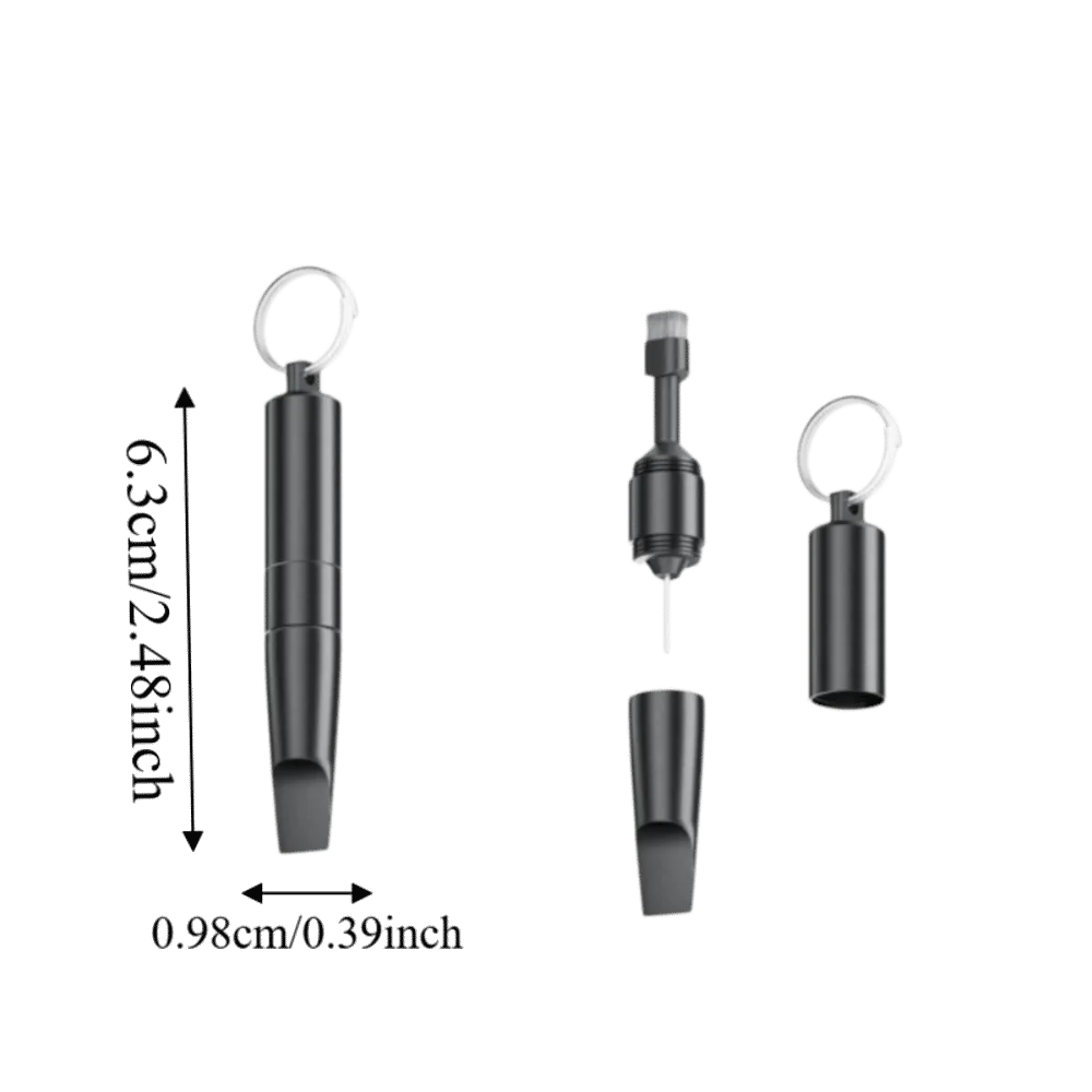 Multifunction 3-in-1 Kaychain SIM Card Tray Removal Tool Eject Pin Reset Tool Headset Cleaning Brush Express Delivery Opener Oasis Select