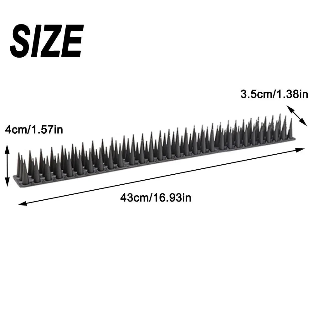 Bird Deterrent Spike Strips 43cm | Pigeon Repeller 8/12pc