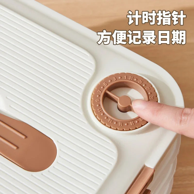 Dumpling Storage Frozen Box Refrigerator Frozen Dumplings Multi-layer Food Grade Household Dumpling Frozen Fresh-keeping Box Oasis Select