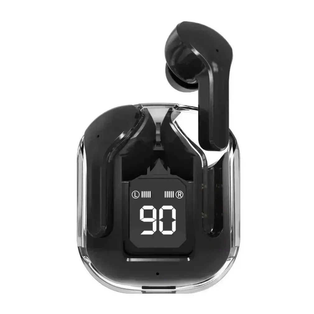 Original TWS Transparent Wireless Bluetooth Headset HIFI Sound Wireless Earphones Quality Bluetooth for all smartphones Oasis Select black