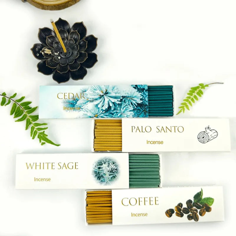 4 Exquisite Boxed Sets of Incense Sticks, 12cm Long Incense Sticks Are Very Popular | For Home Decoration Long-Lasting Fragrance Oasis Select