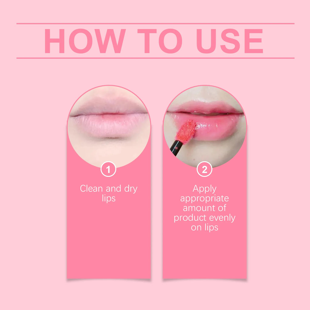Eelhope Color Changing Lip Oil – Moisturizing Pink Lip Serum