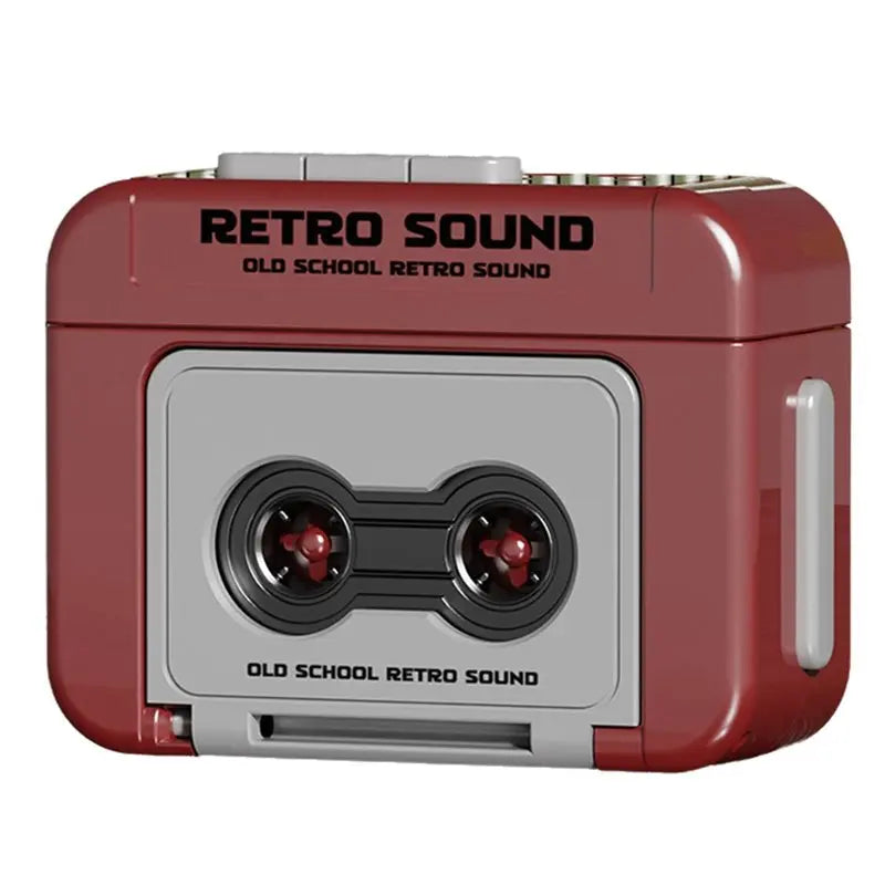2026-WISH 2X Mini Retro Recorder Keychain Can Record And Play Music Fun Music Box Pendant Personalized Couple Gift,A Oasis Select