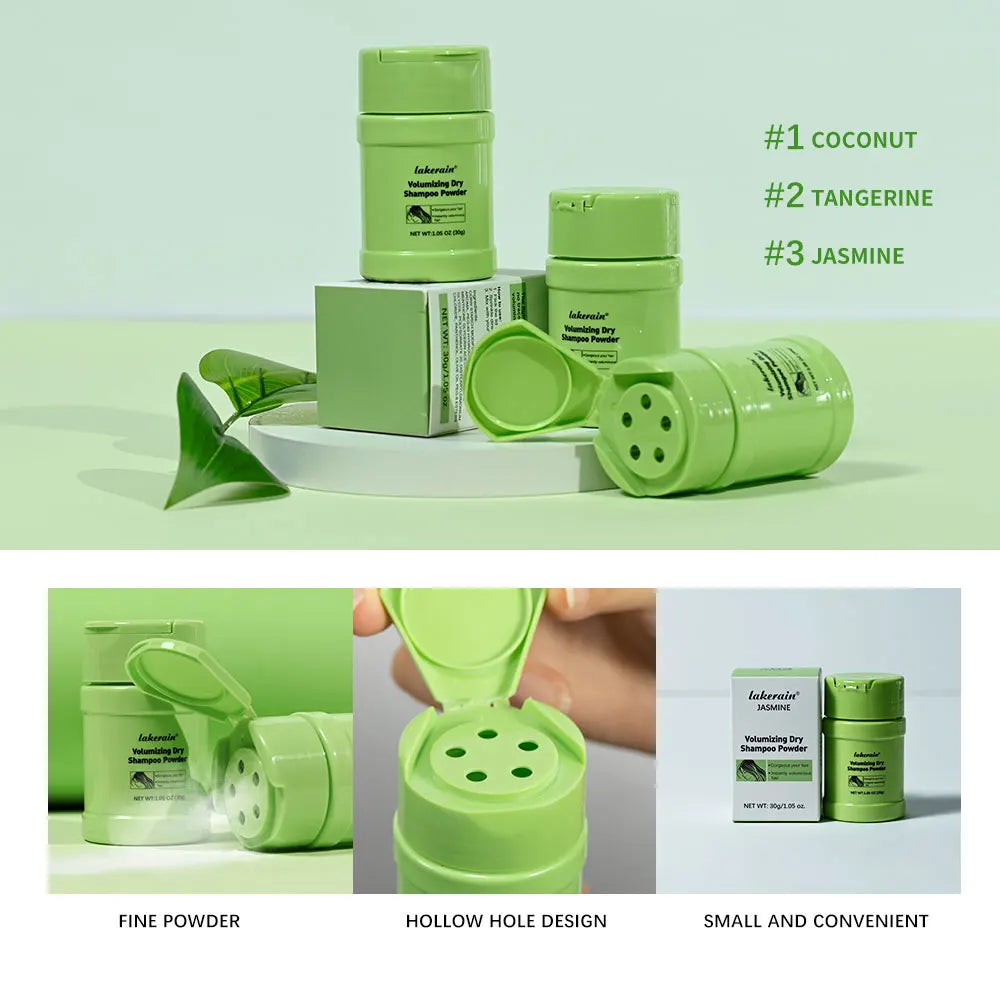 Dry Shampoo Powder Mattifying Root Fuller Looking Refreshing Hair Non-aerosol No White Cast Dry Shampoo Suitable for Women and M Oasis Select