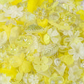 20g/100g Acrylic Assorted Beads Flower Star Butterfly Candy Acrylic Kawaii Beads for DIY Keychain Bracelets Jewelry Making DIY Oasis Select Yellow 100g