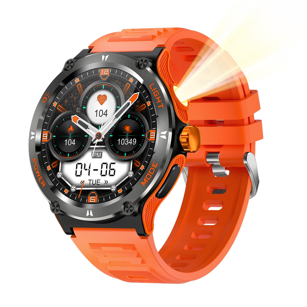 MINGCC Bluetooth Smartwatch 2025 – Calls, Health & Compass