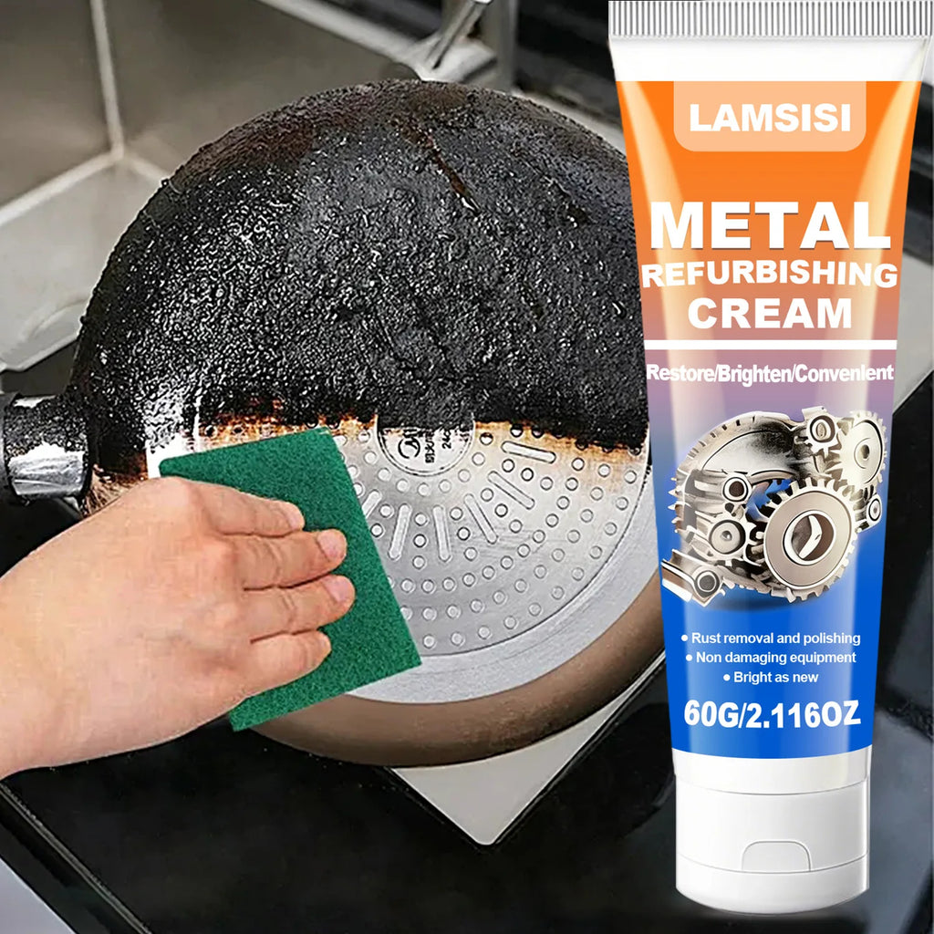 Metal Refurbishing Cream 60g – Polish, Restore & Protect Metals