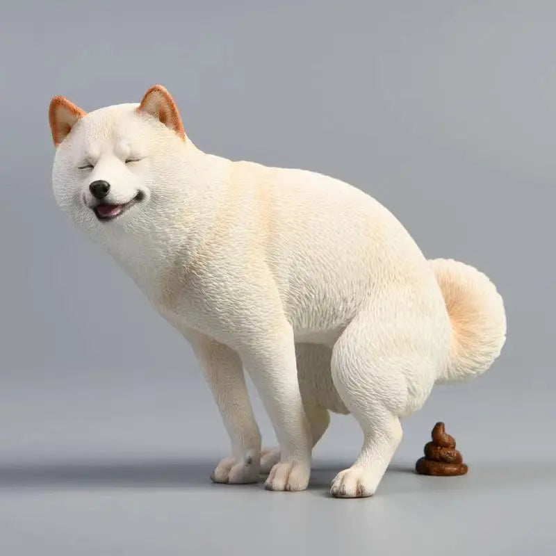 Shiba Inu model animal handwork creative funny poo dog decoration tabletop decoration Oasis Select C