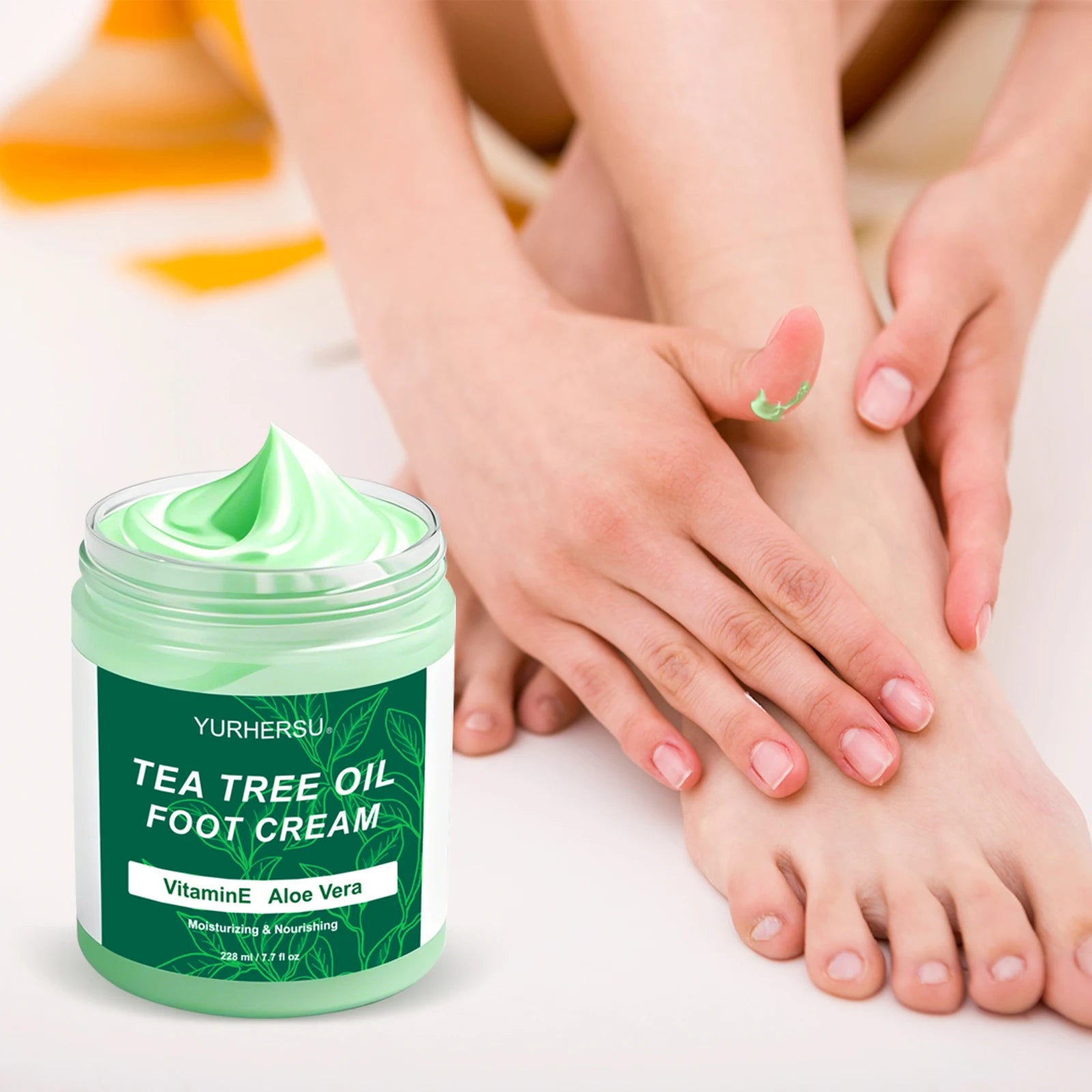 YURHERSU Foot Cream – Moisturizer & Dead Skin Remover 228ml Foot Moisturizing Cream Oasis Select 228ml
