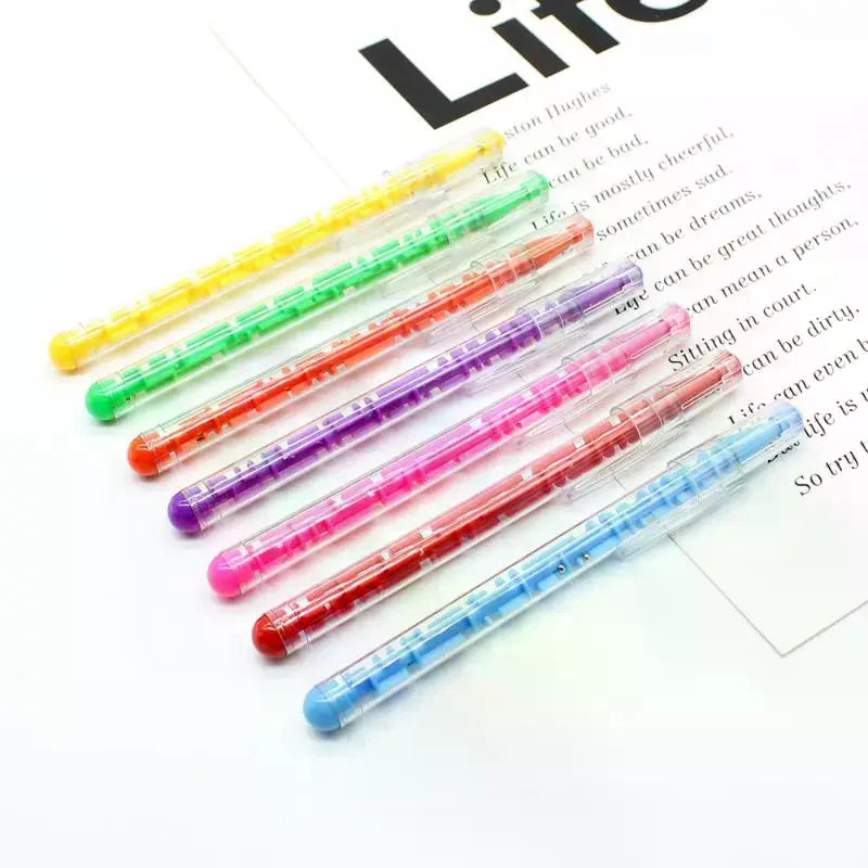 2Pcs Fun Puzzle Game Pen Maze Ballpoint Pen Creative Stationery Stress Relief Writing Tool Unique Gift Oasis Select